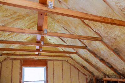 Insulation Application in Attic