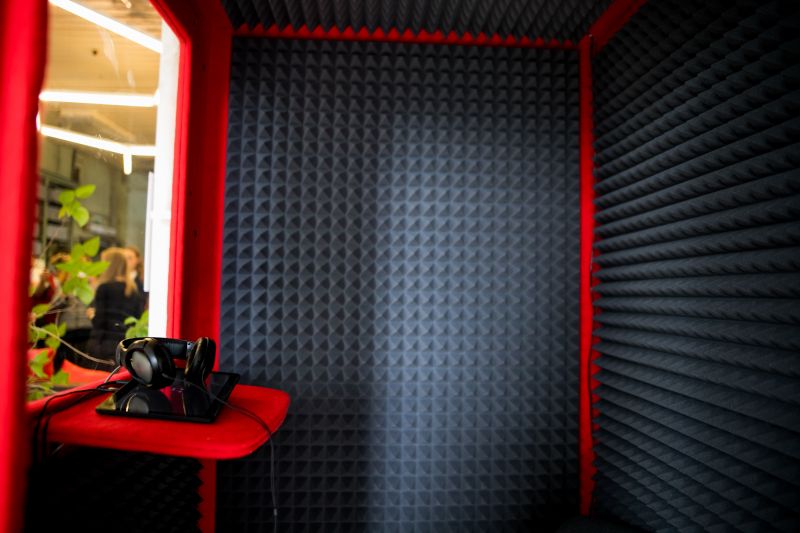 Finished Soundproofed Room